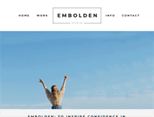 Tablet Screenshot of emboldenstudio.com